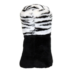 Chi Chi Rodriguez's Black & White 4 Wood Club Cover w/'Chi Chi' Stitched On The Cover