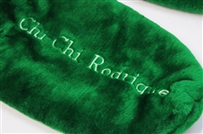 Chi Chi Rodriguez's Personalized Green Shoe Bags