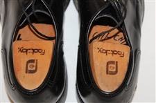 Chi Chi Rodriguez's Personal Black Footjoy Waterproof Golf Shoes w/Black Shoe Bags