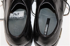 Chi Chi Rodriguez's Personal Black Footjoy Waterproof Golf Shoes w/Black Shoe Bags