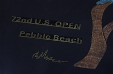 Chi Chi Rodriguez's Personal Pair of 1972 US Open At Pebble Beach Couroc Trays