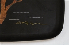 Chi Chi Rodriguez's Personal Pair of 1972 US Open At Pebble Beach Couroc Trays