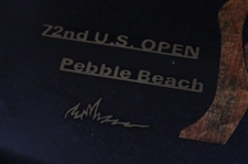Chi Chi Rodriguez's Personal Pair of 1972 US Open At Pebble Beach Couroc Trays