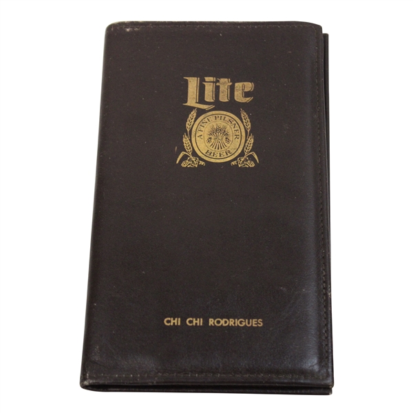 Chi Chi Rodriguezs Personal Miller Lite Wallet/Scorecard Holder 