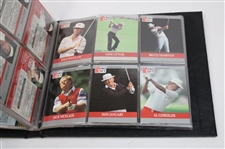 Chi Chi Rodriguez's Personal 1990 Special Inaugural Set PGA Tour Cards w/Black Binder
