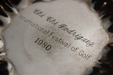 1981 Chi Chi Rodriguez Intl Festival of Golf Ladies Winner Low Gross Trophy & 1980 Bowl/Trophy