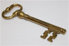 Chi Chi Rodriguez's Personal Key To The City Of Lake Charles Brass Key Bottle Opener