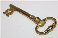 Chi Chi Rodriguez's Personal Key To The City Of Lake Charles Brass Key Bottle Opener