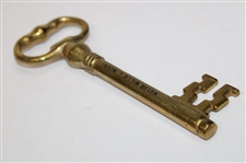 Chi Chi Rodriguez's Personal Key To The City Of Lake Charles Brass Key Bottle Opener