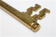 Chi Chi Rodriguez's Personal Key To The City Of Lake Charles Brass Key Bottle Opener