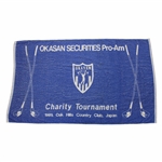 Chi Chi Rodriguezs Personal 1989 Oak Hills Country Club Charity Tournament Blue & White Beach Towel