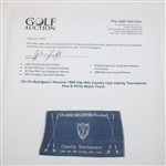 Chi Chi Rodriguez's Personal 1989 Oak Hills Country Club Charity Tournament Blue & White Beach Towel