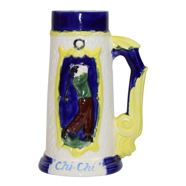Chi Chi Rodriguezs Personal Ceramic Mug/Stein w/ Chi Chi & "Sweetser 93"