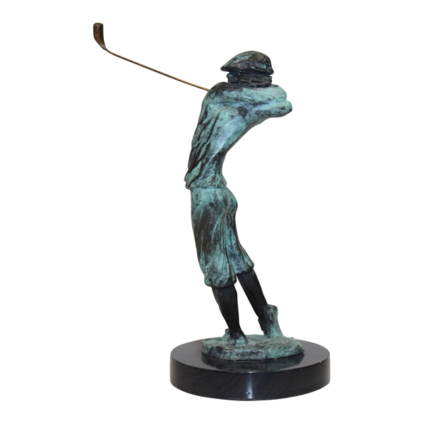 Chi Chi Rodriguezs Personal Unmarked Post-Swing Follow Through Golfer Statue