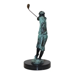 Chi Chi Rodriguez's Personal Unmarked Post-Swing Follow Through Golfer Statue
