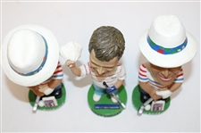 Chi Chi Rodriguez's Two (2) Senior PGA Tour w/Fuzzy Zoeller 1984 Us open Champion Bobbleheads