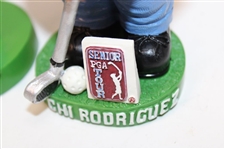 Chi Chi Rodriguez's Two (2) Senior PGA Tour w/Fuzzy Zoeller 1984 Us open Champion Bobbleheads