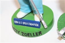 Chi Chi Rodriguez's Two (2) Senior PGA Tour w/Fuzzy Zoeller 1984 Us open Champion Bobbleheads