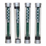 Four (4) Masters Tournament Green & Silver Ballpoint Pens in Original Packaging