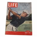 Ben Hogan Signed 1955 LIFE Oversize Newsstand Magazine - August 8th JSA ALOA