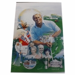 Arnold Palmer Signed World of Golf Collage 8x12 Image JSA ALOA