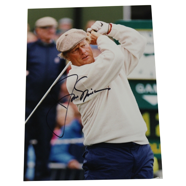 Jack Nicklaus Signed Post Swing 5x7 Press Photo JSA ALOA