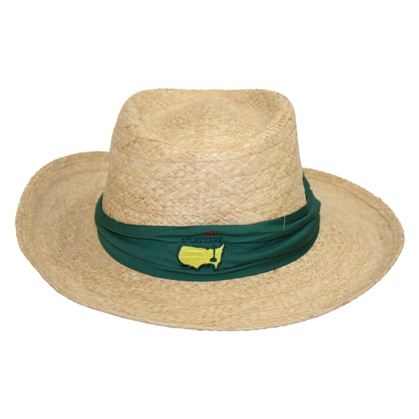 Masters Tournament Biltmore Straw Hat with Pine Green Band - L/XL