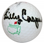 Billy Casper Signed Slazenger Masters Logo 3 Golf Ball JSA ALOA