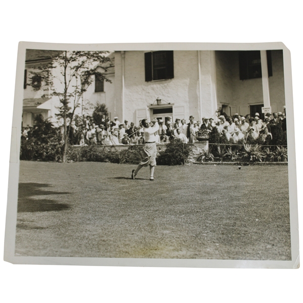 1930 Bobby Jones US Amateur at Merion Grand Slam Final Type I Photo PSA LOA