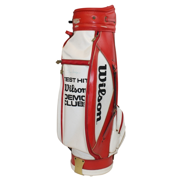 Gene Sarazen Signed Personal Used Wilson Full Size Golf Bag