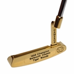 Tiger Woods Victory Gold Plated TE13 Newport Putter Won in 1998 for the Bellsouth Classic w/COA