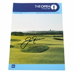 Jack Nicklaus Signed 2005 The Open Friday Pairing Guide - Last Major Round Ever Played  JSA ALOA