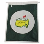 Jack Nicklaus Signed Undated Masters Logo Garden Flag JSA ALOA