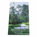 Jack Nicklaus Signed 2005 Masters Tournament Official Spectator Guide JSA ALOA