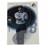 Tiger Woods Signed 2002 UD Course of a Champion Hole-18 CC-18 Golf Card JSA ALOA