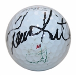 Tom Kite Signed Masters Logo Practice Golf Ball JSA ALOA