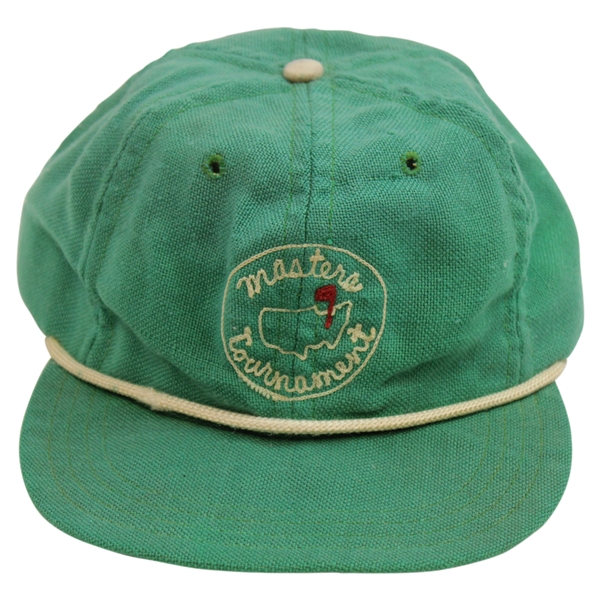 c.1960s Masters Tournament Green Stitched Caddy Rope Hat