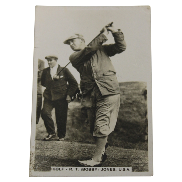 R.T. (Bobby) Jones 1935 J.A. Pattreiouex Sporting Events & Stars Golf Card #19