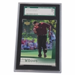 Tiger Woods 2001 Upper Deck Golf Card #1 SGC 96 MINT-9