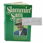 Sam Snead Signed 1986 Slammin Sam 1st Edition Book JSA ALOA