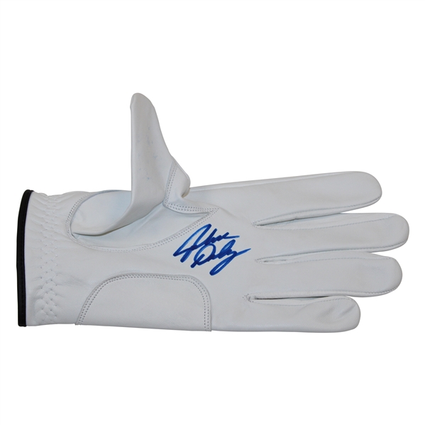 John Dalys Signed Personal The Lion Logo Left-Handed White Golf Glove JSA ALOA