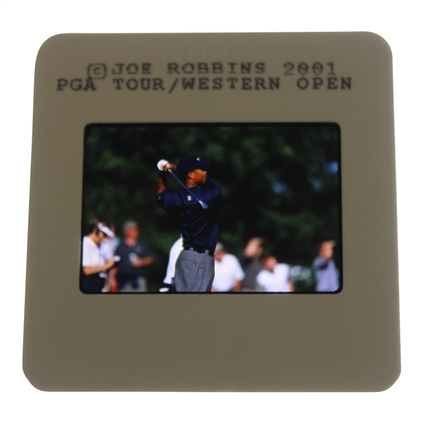 Tiger Woods Color Photo Negative - Joe Robbins 2001 PGA Tour/ Western Open