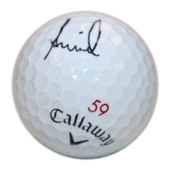 Annika Sorenstam Signed Callaway 59 Logo Golf Ball JSA ALOA