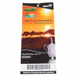 2008 US Open at Torrey Pines Monday Playoff Ticket - Tiger Woods Winner