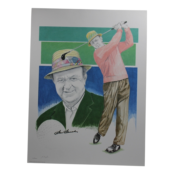 Sam Snead Signed– 1990 Color Print, Limited Ed., #137/2000 By Jon R. Zappola JSA ALOA