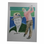 Sam Snead Signed– 1990 Color Print, Limited Ed., #137/2000 By Jon R. Zappola JSA ALOA