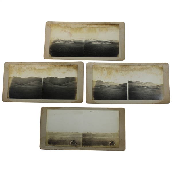 Four (4) Undated & Unmarked Stereoscope Photos - Wendell Miller Collection