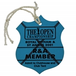 2001 Open Championship At Royal Lytham & St. Annes R&A Member Badge