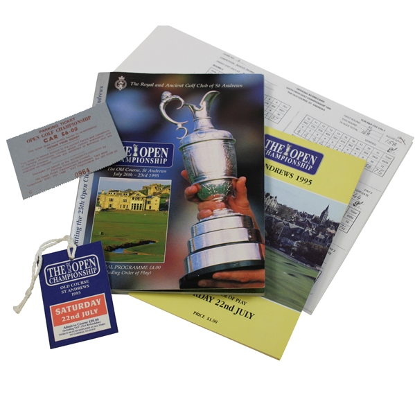 1995 Open Championship At St. Andrews Ticket, Order Of Play, Program & More