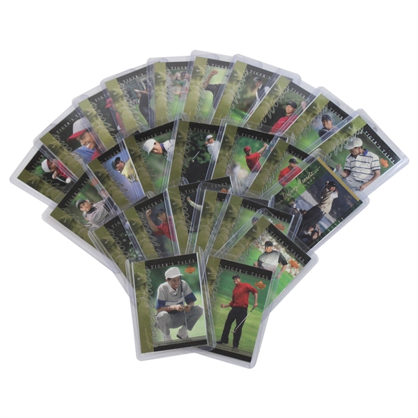 Twenty Five (25) Upper Deck Tiger Woods - Tiger Tales Golf Cards